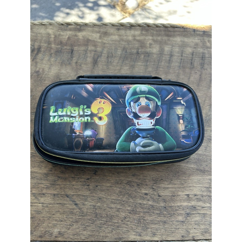Nintendo Switch Luigi's Mansion 3 Travel Carrying Case Hard Shell Official